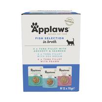 Mitrā kaķu barība Applaws, tunzivis, 0.07 kg, 12 gab.