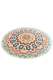 Paklājs Conceptum Hypnose Mandala Balkon, daudzkrāsaina, 100 cm x 100 cm