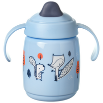 Puodelis su snapeliu Tommee Tippee Sippee Love You to The Moon And Back, 300 ml, 7 mėn., plastikas/silikonas, mėlyna sp.