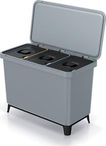 Atkritumu tvertne Prosperplast NKS45W3-429U, pelēka krās., 30 l, 41 cm x 57 cm
