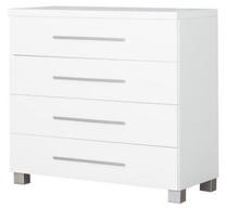 Komoda Bodzio Panama PA11, balta sp., 84.5 cm x 43 cm x 90 cm