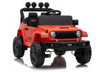 Bērnu elektroauto Lean Cars Jeep Rubicon DK-JWR558, oranža krās.