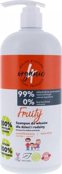 Šampūnas 4organic Fruity, 1000 ml