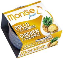 Mitrā kaķu barība Monge Fruits, vistas gaļa/ābols/augļi, 0.08 kg
