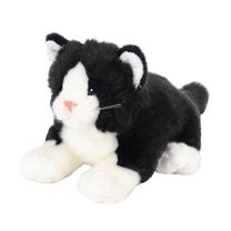 Pliušinis žaislas Beppe Cat 17789, balta sp./juoda sp., 30 cm