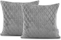 Наволочка для декоративной подушки DecoKing Sardi, серый цв., 45 см x 45 см, 2 шт.