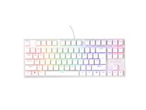 Laidinė žaidimų klaviatūra Genesis Thor 303 Outemu Peach Silent, EN, balta sp.