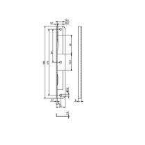 Plāksne Lob Strike Plate RK93, cinkots
