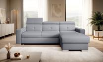 Kampinė sofa Fresia Poco 4, pilka sp., dešininė, 176 x 247 cm x 104 cm