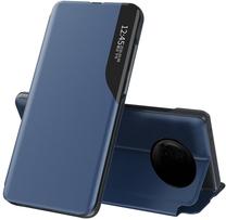 Telefono dėklas Hurtel Eco Leather View Case, mėlyna sp., Xiaomi