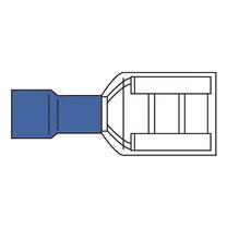 Vadu savienojums Electraline, 6,35 mm², zila krās., 10 gab.
