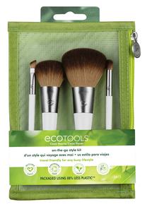 Dekoratīvās kosmētikas otu komplekts Ecotools On The Go 1613, 5 gab., brūna krās.