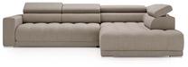 Kampinė sofa Polak Meble Mojito, šviesiai pilka sp., 317 x 224 cm x 94 cm