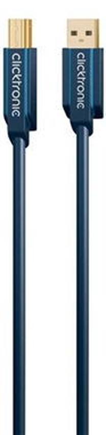 Vads Clicktronic USB 3.0 A male, USB 3.0 B male, 1 m