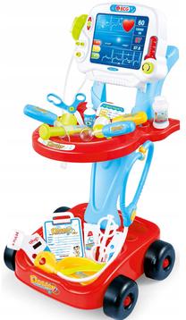 Игровой медицинский набор, тележка врачей Woopie, многоцветный