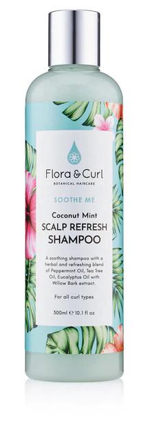 Šampūns Flora & Curl Soothe Me Coconut Mint, 300 ml