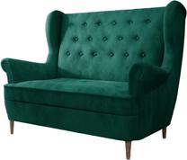 Sofa Aros Monolith 37, tamsiai žalia sp., 90 x 150 cm x 103 cm
