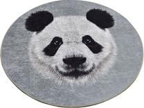 Ковер комнатные Conceptum Hypnose Huge Panda Djt, черный цв./серый цв., 100 см x 100 см