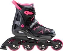 Riedučiai CoolSlide Nachos YG, juoda sp./rožinė sp., 32-35
