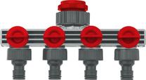 Sujungimas Dedra, plastikas, 1/2"/3/4"