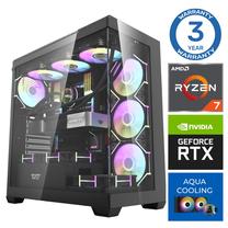 Stacionarus kompiuteris Intop RM42690NS AMD Ryzen 7 7700X, DDR5 32 GB, SSD+HDD 1 TB 2 TB, Nvidia GeForce RTX5070 12 GB GDDR7