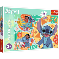 Dėlionė Trefl Stitch 14365T, 40 cm x 60 cm, 24 vnt., įvairių spalvų