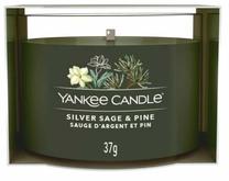 Žvakė, aromatinė Yankee Candle Mini Silver Sage & Pine, 7 - 10 h, 37 g, žalia sp.