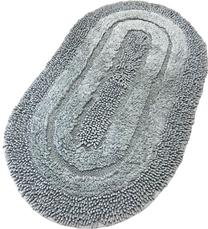 Vonios grindų kilimėlis Foutastic Macoroni 510CHL1212, pilka sp., 130 cm x 80 cm