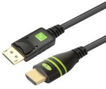 Vads Techly HDMI, Displayport 20 pin male, 5 m