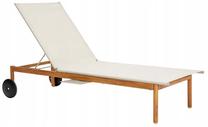Lauko gultas Mirpol Mono, ruda sp./balta sp., 198 cm x 69 cm x 35 cm