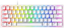 Laidinė žaidimų klaviatūra Razer Huntsman Mini 60% Optical Gaming Keyboard Red, EN/RU, balta sp.