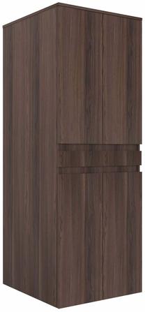 Spintelė skalbimo mašinai Kalune Design Neve 70-016, riešuto sp., 73 cm x 70 cm x 193 cm