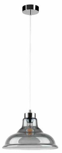 Valgusti rippuv Spot-Light Avino, E27, 1 x 60 W, läbipaistev v./hall v. / kroom v., 32 x 17 cm