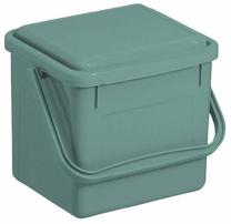 Atkritumu tvertne Rotho Bio, zaļa krās., 4.5 l, 18 cm x 21 cm