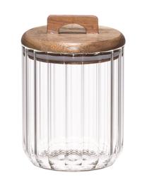 Lielapjoma produktu konteiners Maku Ripple 629108, 0.75 l, caurspīdīga krās./brūna krās.