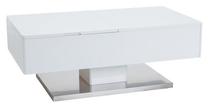 Žurnalinis staliukas, balta sp., 110 cm x 60 cm x 42 cm