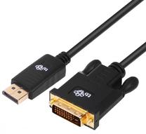 Vads TB Displayport / DVI DVI-D male, Display port male, 1.8 m, melna krās.