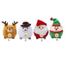 Pliušinis žaislas Christmas Sound Pets, (spalva/dizainas parenkami atsitiktine tvarka), 10 cm