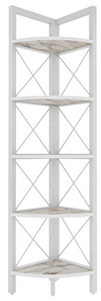 Pastatoma lentyna Kalune Design Remo 322RTC1109, balta sp., 160 cm x 30.5 cm x 33 cm