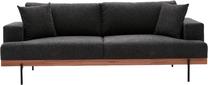 Sofa Hanah Home Liva 3 Seat, antracito sp., 76 x 227 cm x 94 cm