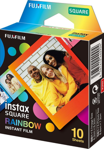 Momentinės fotoplokštelės Fujifilm Instax Square Rainbow, kadrų sk. 10