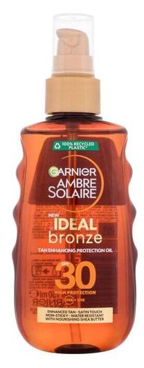 Aliejus įdegio priežiūrai Garnier Ambre Solaire Ideal Bronze SPF30, 150 ml