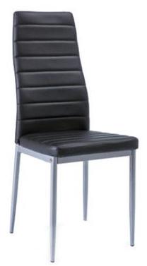 Valgomojo kėdė H261 Bis, juoda sp., 40 cm x 38 cm x 96 cm