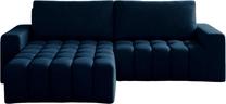 Kampinė sofa Bonett Monolith 77, tamsiai mėlyna sp., kairinė, 175 x 250 cm x 92 cm