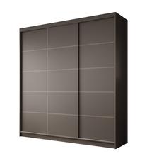 Шкаф ADRK Greta, черный цв., 200 см x 58 см x 215 см