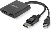 Кабель StarTech DisplayPort 1.2 MST Hub Displayport, 2 x DisplayPort female, черный цв.
