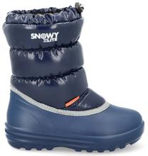 Ziemas zābaki ar dabīgu vilnu Demar Snowy 1213A, zila krās., 34