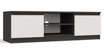 TV staliukas Malwa, antracito/balta, 120 cm x 40 cm x 36 cm