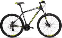 Велосипед горный Kross Hexagon 3.0, 26 ″, 14" рама, серебристый цв./желтый цв.
