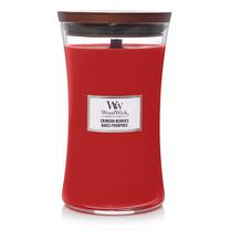 Žvakė, aromatinė WoodWick Crimson Berries, 120 h, 609.5 g, raudona sp.